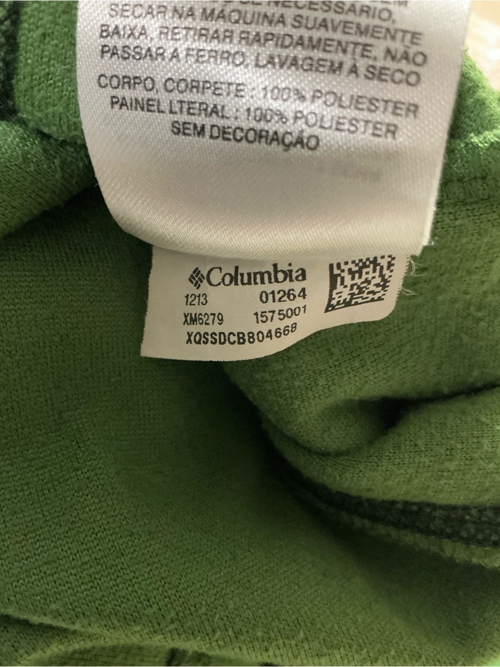 Columbia Sportswear Green Quarter Zip Microfleece Sweater - Picture 7 of 8